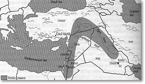 Map of the Fertile Crescent